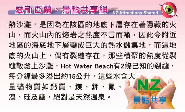 Hahei Hot Water Beach  熱沙灘