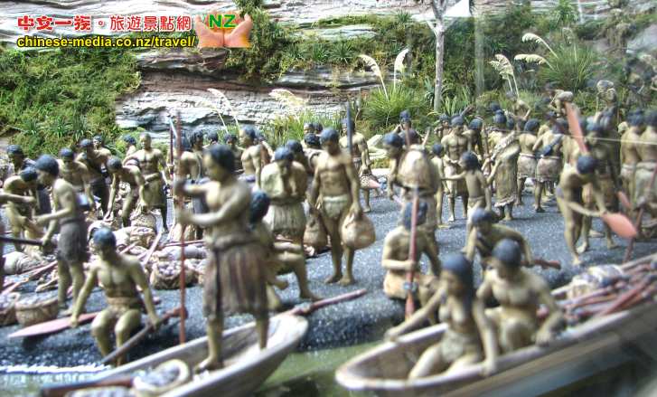 Hawera Tawhiti 塔菲堤 模型博物館 The 'Harriet' Incident 哈利耶事件 Musket Wars 滑膛步槍之戰