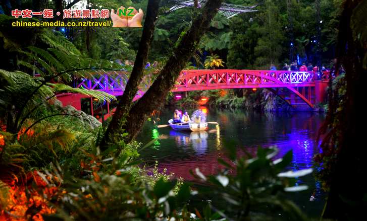 New Plymouth  新普利茅斯 Pukekura Park 普克庫拉公園 Festival of Lights 燈影祭