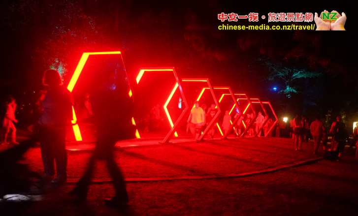 New Plymouth  新普利茅斯 Pukekura Park 普克庫拉公園 Festival of Lights 燈影祭