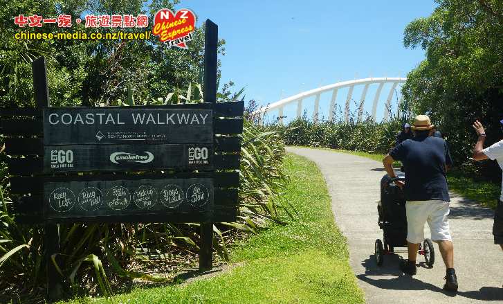 New Plymouth Coastal Walkway Musket Wars 滑膛步槍戰爭 Te Rewa Rewa Bridge 特雷瓦雷瓦橋 Lake Rotomanu