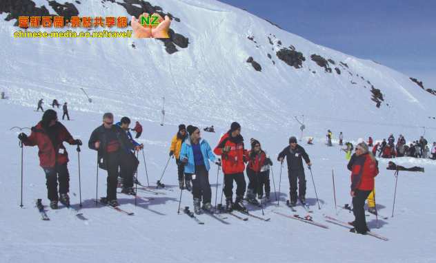 Turoa ski field 圖羅瓦 滑雪場學滑雪 Ohakune