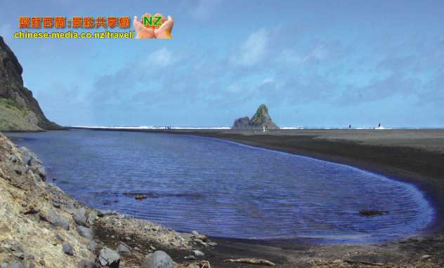 Karekare Beach 凱里凱裡黑沙灘 瀑布  La Trobe Track Taraire Track Karekare Falls 