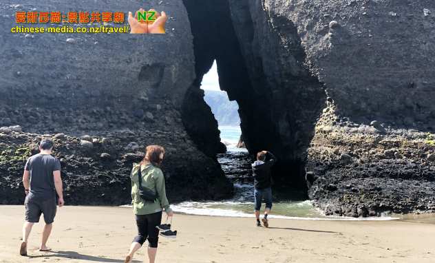 Piha Beach Lion Rock 皮哈海灘 獅子山 兔子島