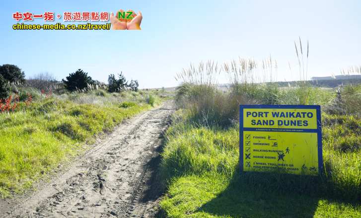 Port Waikato Wharf 碼頭 釣魚 懷卡托港 Sand Dunes Sunset Beach 日落灘