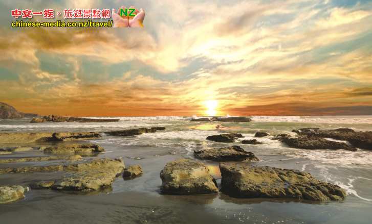 Port Waikato 懷卡托港 沙丘島 Sand Dunes Sunset Beach 日落灘