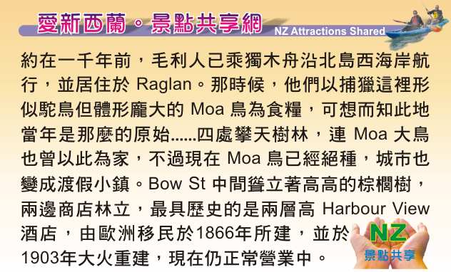 Raglan 雷格蘭 Museum 博物館 Raglan Bridge