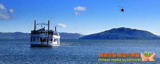 Rotorua Lakeland Queen 皇后號遊船 遊湖 進餐