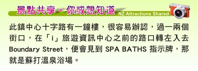 Te Aroha Mineral 蘇打溫泉水療按摩