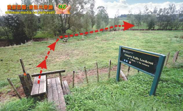 Te Kuiti  Omaru Falls 奧麻胡瀑布