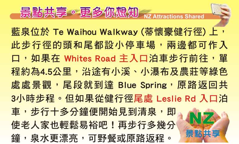 Tirau 蒂蕾 Putaruru Te Waihou 河上 Blue Spring 藍色清泉