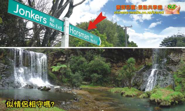 Mokoroa Falls Houheria Stream Falls 莫酷旺卡情侶瀑布 胡希維亞溪流瀑布