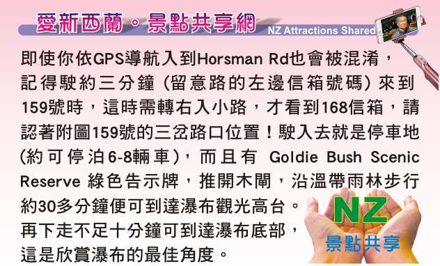 Mokoroa Falls Houheria Stream Falls 莫酷旺卡情侶瀑布 胡希維亞溪流瀑布