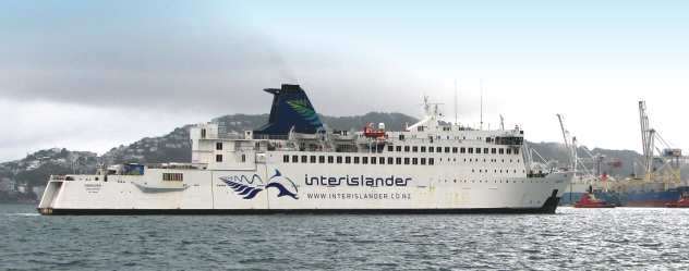 Wellington, Interislander Ferry 橫渡南北島海峽渡輪