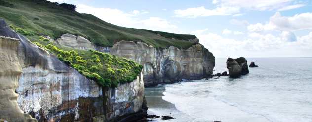 Dunedinm, Tunnel Beach, Blackhead 隧道沙灘