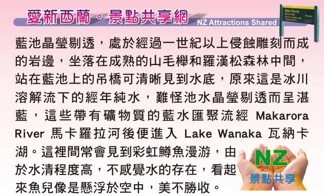 West Coast Haast Blue Pools 哈斯特高速 藍池步道
