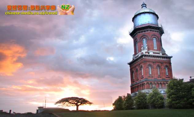 Invercargill Landmark St. Mary's Basilica & Water Tower 因弗卡吉爾 聖瑪莉大教堂 水塔