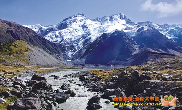 Hooker Valley Track 胡克谷步道 Mt Cook Village Hermitage Linda Glacier 